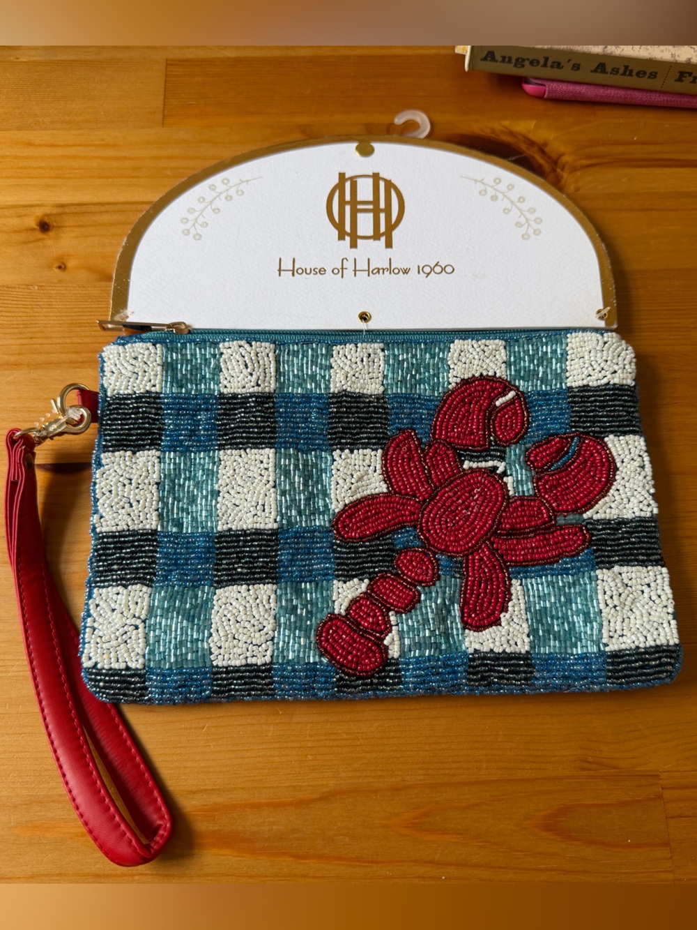 House of Harlow 1960 Beaded Travel Pouch